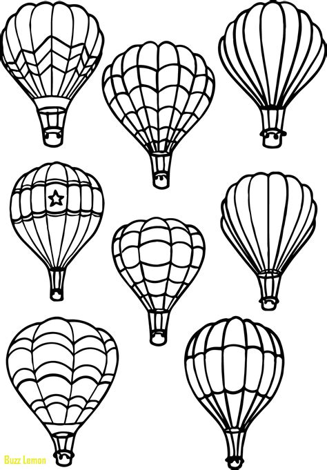 Hot Air Balloon Free Printable